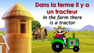 Dans la Ferme  French songs English subtitles [upl. by Gerrard25]