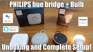 Philips HUE Unboxing and Complete Setup for Beginners [upl. by Adelina]