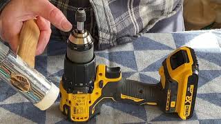 DEWALT CORDLESS DRILL CHUCK JAMMED [upl. by Ajile831]