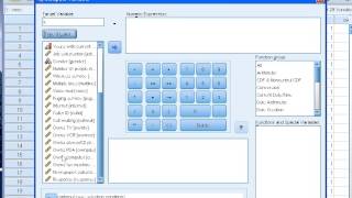 SPSS Tutorials Compute variables [upl. by Nauqit529]