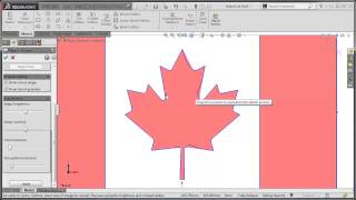 SOLIDWORKS Tutorial Autotrace a Sketch Picture [upl. by Llenej]