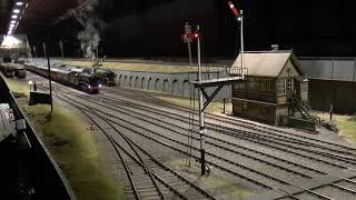 John Ryans Express – O Gauge model railway at Over Peover [upl. by Nozicka]