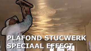 Stucologie plafond stucwerk  Speciaal effect [upl. by Wendolyn98]