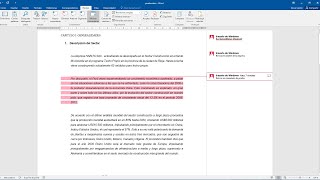 Como insertar comentarios en Word [upl. by Aissela]