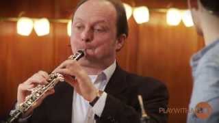 Oboe lessons Leleux Oboe Masterclass Mozart oboe concerto [upl. by Celinda]