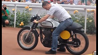 1956 Manx Norton 500  Awesome sound [upl. by Acnaiv]