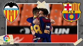 Valencia vs FC Barcelona  LALIGA HIGHLIGHTS  5022021  beIN SPORTS USA [upl. by Clementia]