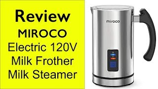 Review Miroco Milk Frother  How to make froth milk at home [upl. by Weisberg196]