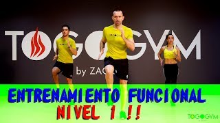 FUNCTIONAL TRAINING 1  Entrenamiento funcional  Sentadilla  Lunge  Plancha abdominal  Skipping [upl. by Nnairret]