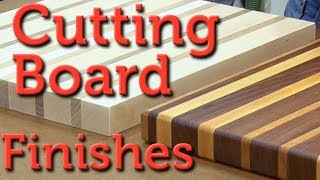 Cutting Board Finish [upl. by Nairred]