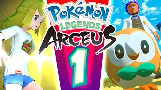 Pokemon Legends Arceus Walkthrough Part 1 Switch [upl. by Ahseeyt219]