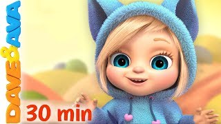 🍉 Baby Videos  Cartoon  Nursery Rhymes by Dave and Ava 🍉 [upl. by Enyehc283]