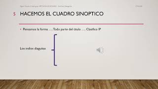 EXPLICACIÓN Cuadro Sinóptico CON EJEMPLO [upl. by Nordin636]