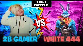 White444 Vs 2B Gamer  Free Fire 1 vs 1 Insane 😳 Battle Bw Legends [upl. by Fadil]