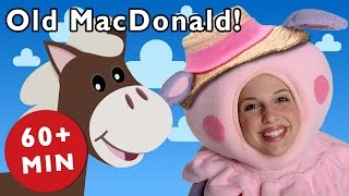 Old MacDonald Had a Farm  More  Nursery Rhymes from Mother Goose Club [upl. by Ydnyl]