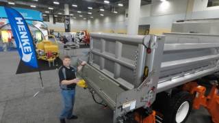 Henke Under Tailgate Spreader Demo [upl. by Ahcilef]