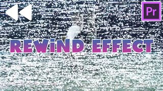 VHS Rewind Effect in Adobe Premiere Pro Tutorial [upl. by Aihsiyt]