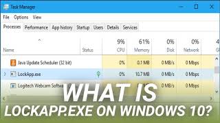 What is LockAppexe on Windows 10 [upl. by Fredra]