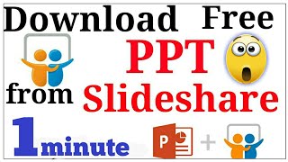 HindiDownload ppt from slideshare for Free  Download PPT Without any Login  by TechGeek [upl. by Melania]