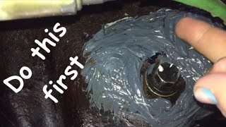 How to fix a leaking oil pan WITHOUT CHANGING IT [upl. by Torray]