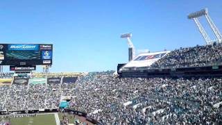 B52 Bomber Flyover Jaguars Stadium Florida [upl. by Aivle800]