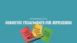 ALevel Psychology AQA Cognitive Treatments for Depression [upl. by Eninnaj]