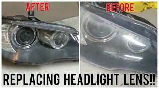 How To Replace Headlight Lens [upl. by Llennyl]