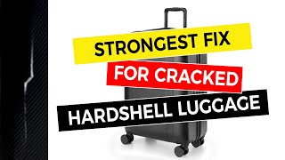 Strongest Fix for Cracked Hardshell Luggage 🧳 [upl. by Sahpec430]