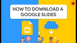 How to Download a Google Slides File Easy Tutorial [upl. by Rehttam]