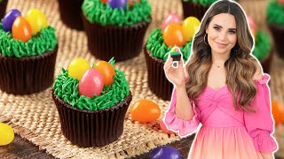 How To Make VEGAN Easter Egg Cupcakes [upl. by Latta]