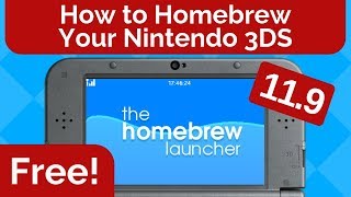 How to Homebrew Your Nintendo 3DS 119 for FREE [upl. by Airam]