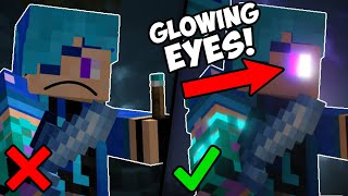 Make your skin GLOW in Minecraft [upl. by Essirahs]