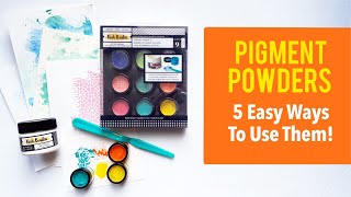 5 Easy Ways To Use Pigment Powders [upl. by Nnednarb]