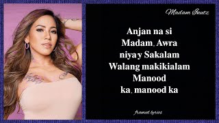 Madam Inutz  MADAM Lyrics Framed [upl. by Merritt863]