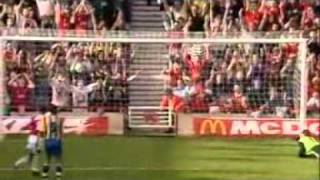 Top 10 Dennis Bergkamp Goals [upl. by Adnof]