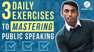 3 Daily Public Speaking Exercises [upl. by Whitman]