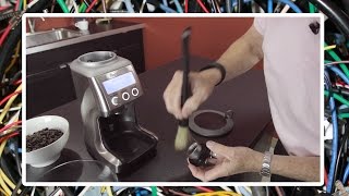 Breville Coffee Grinder Care  Morning Maintenance [upl. by Bohs]