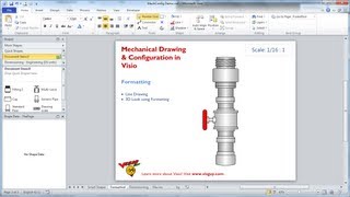 Mechanical Drawing amp Configuration in Visio [upl. by Amabil869]