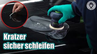 Tiefe Kratzer sicher schleifen  3M  AUTOLACKAFFEN [upl. by Lambart124]