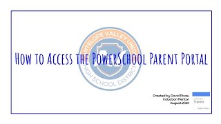 How to Access PowerSchool Parent Portal [upl. by Anehc]