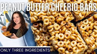 Quick amp Easy Peanut Butter Cheerio Bars [upl. by Hazrit]