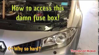 How to access fuses on your Renault [upl. by Seugirdor]