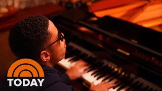 Matthew Whitaker The 16YearOld Pianist Who’s Being Called The Next Stevie Wonder  TODAY [upl. by Zachar]