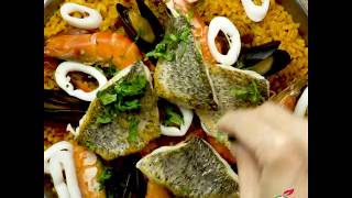 Seafood Paella Recipe [upl. by Diva]