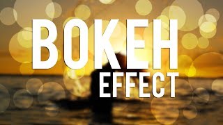 Photoshop Tutorial  Bokeh Effect [upl. by Oruntha]