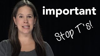 How to Pronounce IMPORTANT  American English [upl. by Hacim]