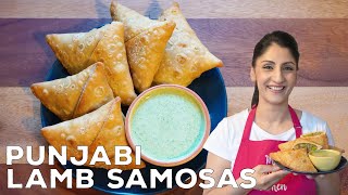 The PERFECT Lamb Samosa  Punjabi Lamb Samosa Recipe  Tutorial  DIY  Keema Samosa  How To Make [upl. by Stace]