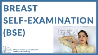 HOW TO PERFORM A BREAST SELFEXAMINATION BSE  Cancer Ed amp Res Institute CERI [upl. by Kerek59]