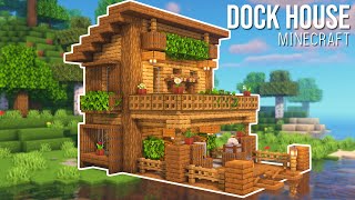 Minecraft  How to Build a Dock House [upl. by Mahgirb294]