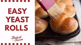 How to make easy yeast rolls [upl. by Aram]